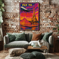 Fly To Paris Poster