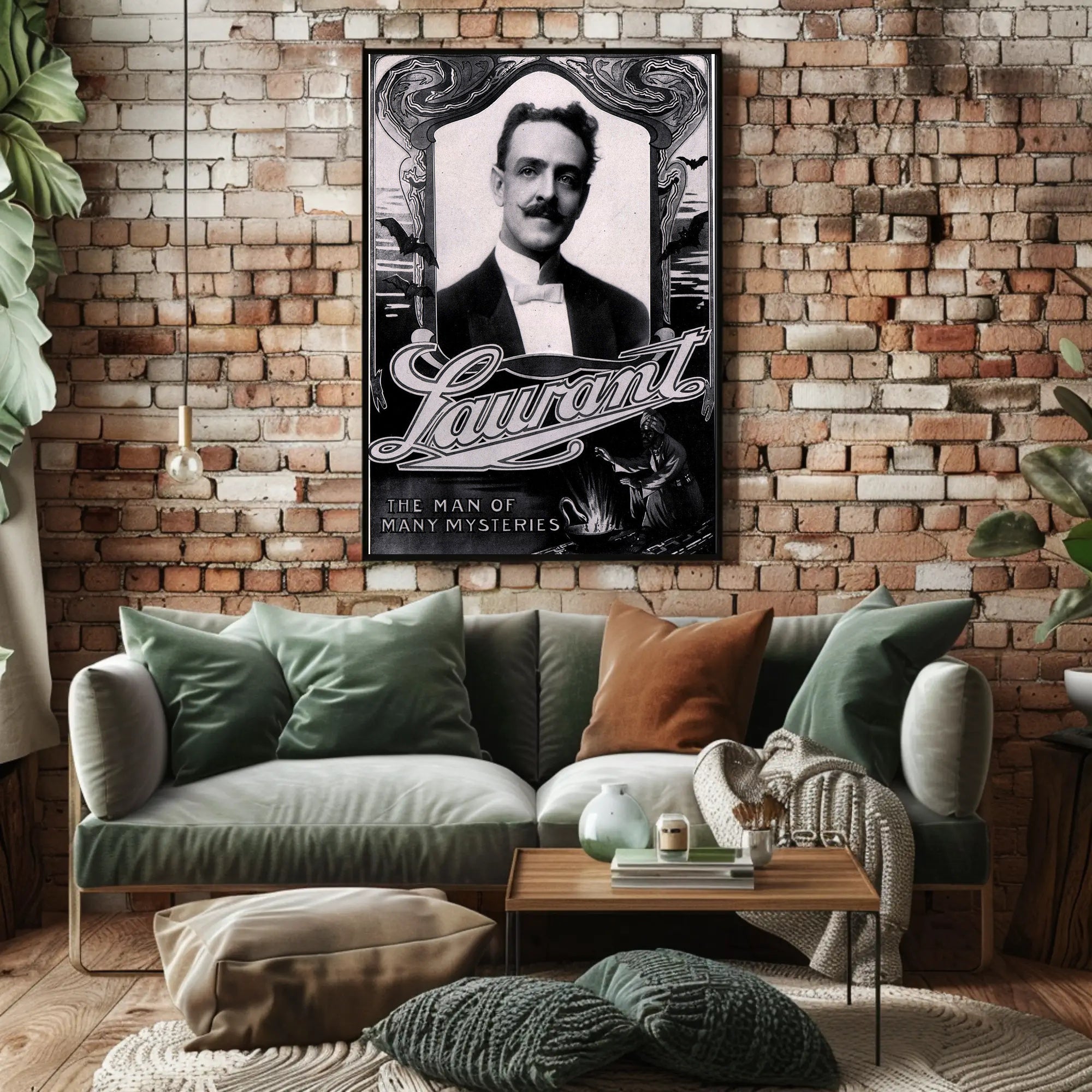 Laurant Magician Art Nouveau Style Cultural or Heritage Poster