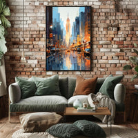 Urban Reflections Poster PosterGoat