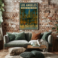 Holiday By The Palms In Los Angeles Poster