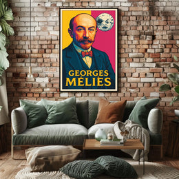 Georges Méliès Cinematic Pioneer Poster