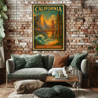 California The Golden State Poster