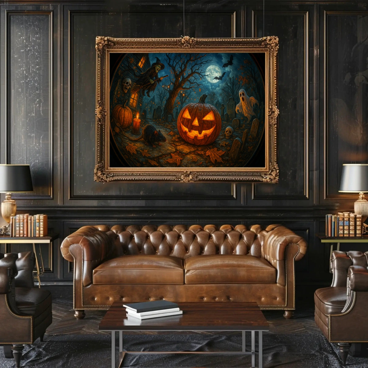 Halloween Urban Night Gothic Poster