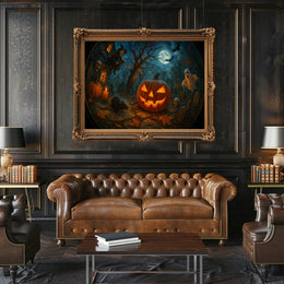 Halloween Urban Night Gothic Poster