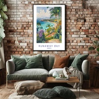Runaway Bay Paradise Poster PosterGoat