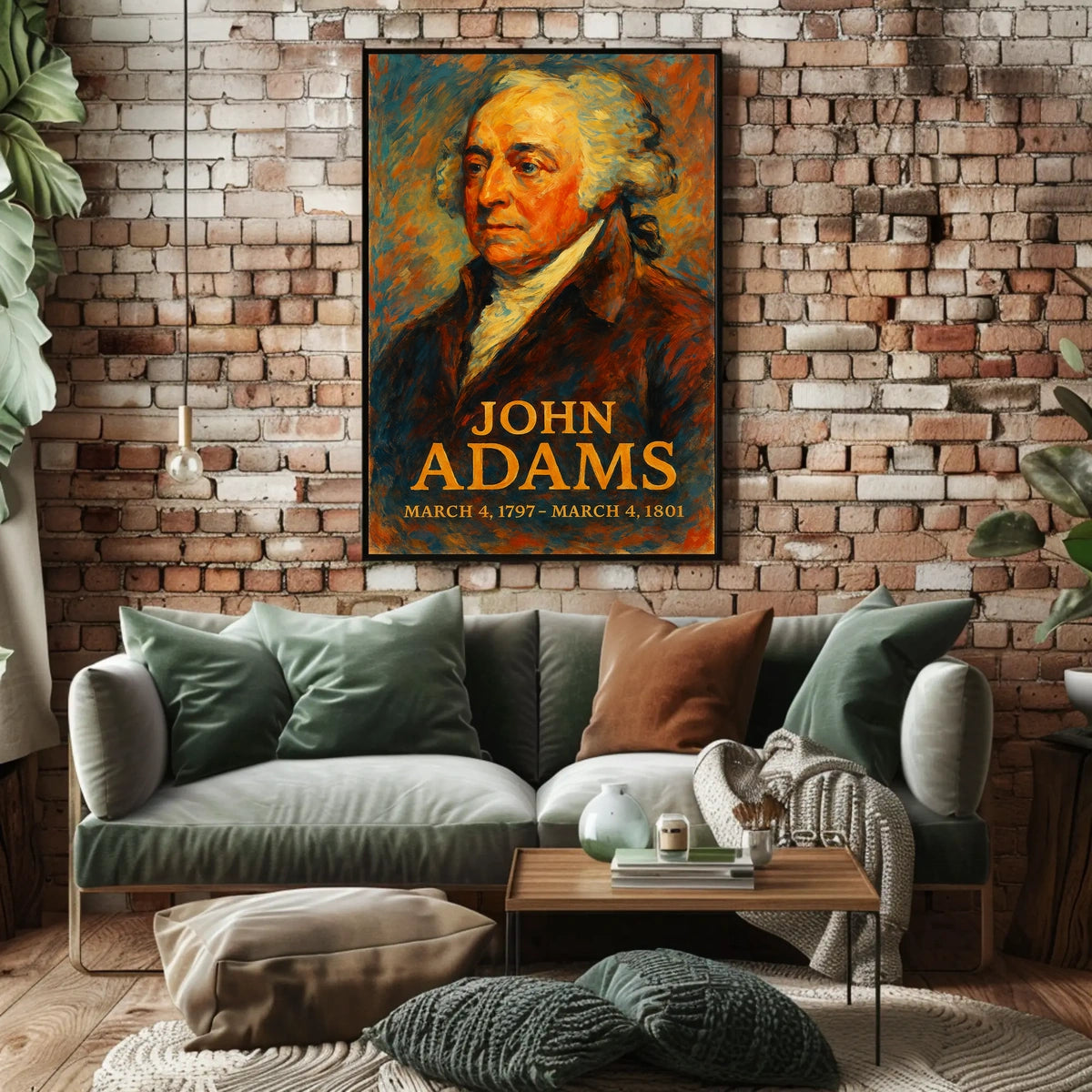 John Adams 2Nd President Poster