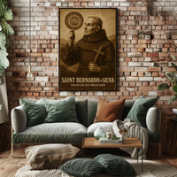 Saint Bernardin Of Siena Poster