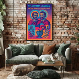 Sts. Cosmas Damian Patron Saints Of Poster