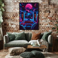 Cosmic Gaming Adventure Poster