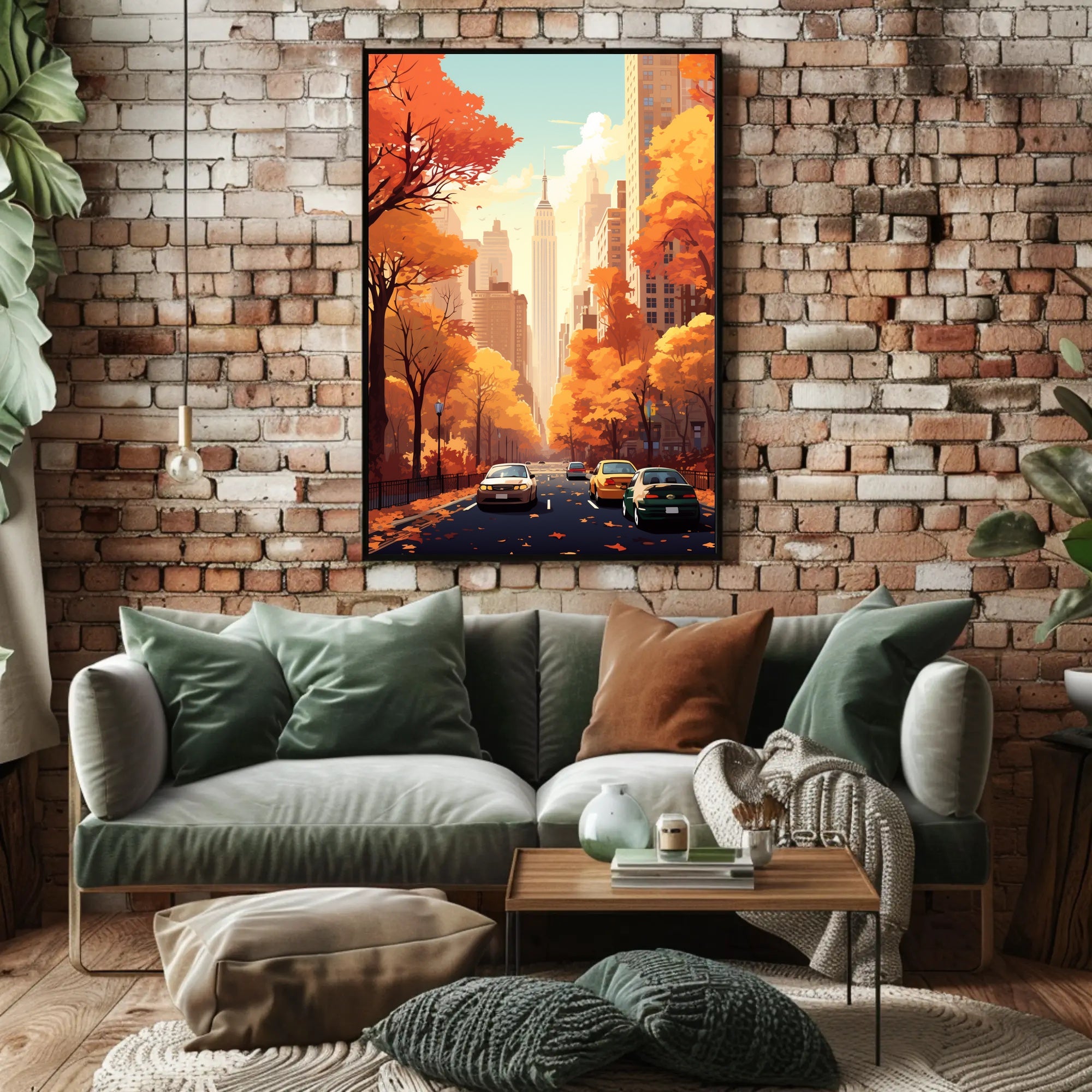 Autumn In The City Poster PosterGoat
