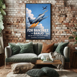 The Jet That Sang Over Korea Poster PosterGoat
