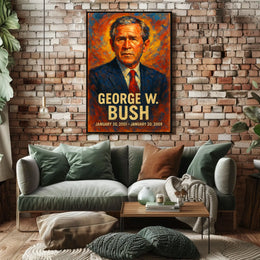George W. Bush Presidential Tenure Poster