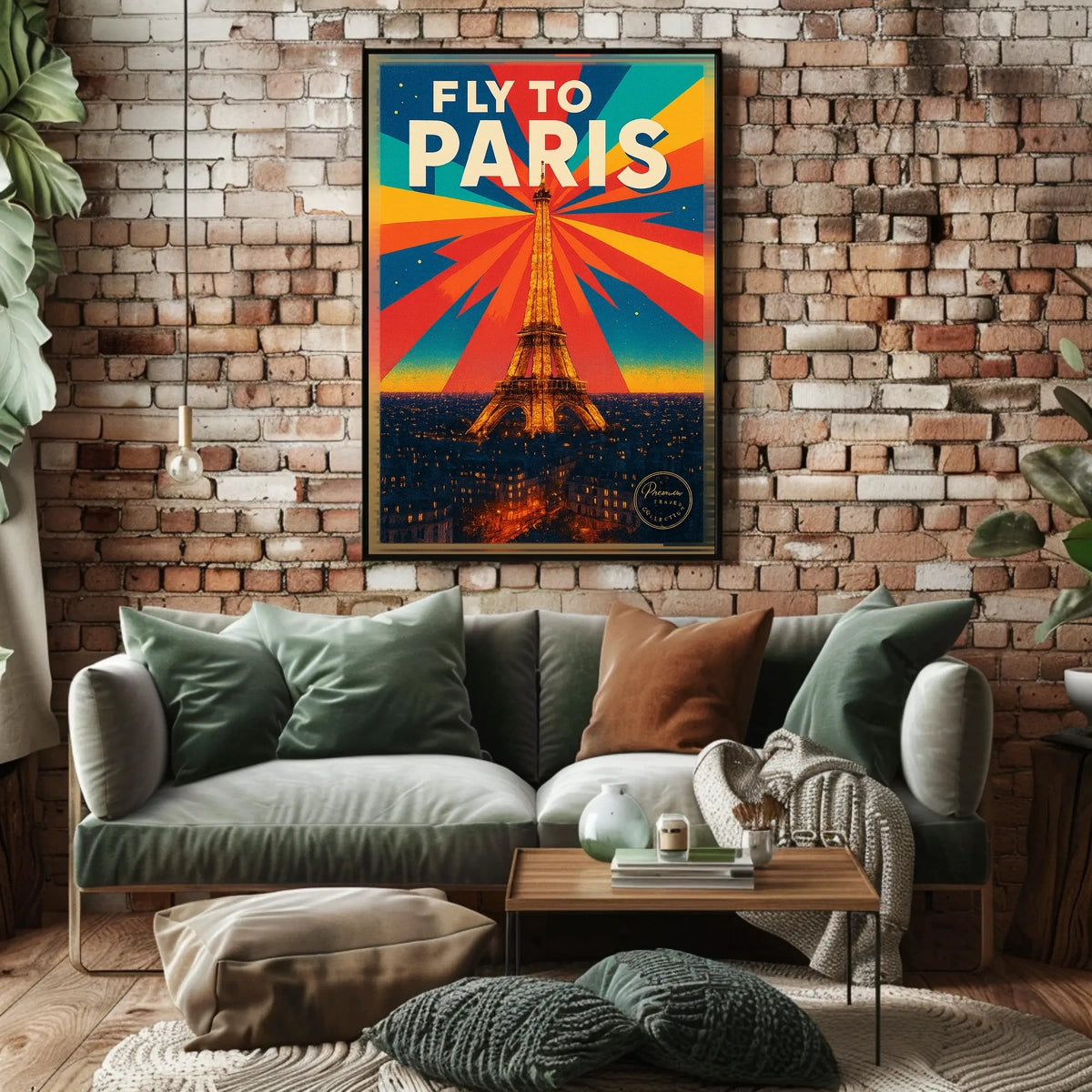 Fly to Paris Poster
