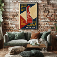 Delaware Constitution Ratification Poster PosterGoat