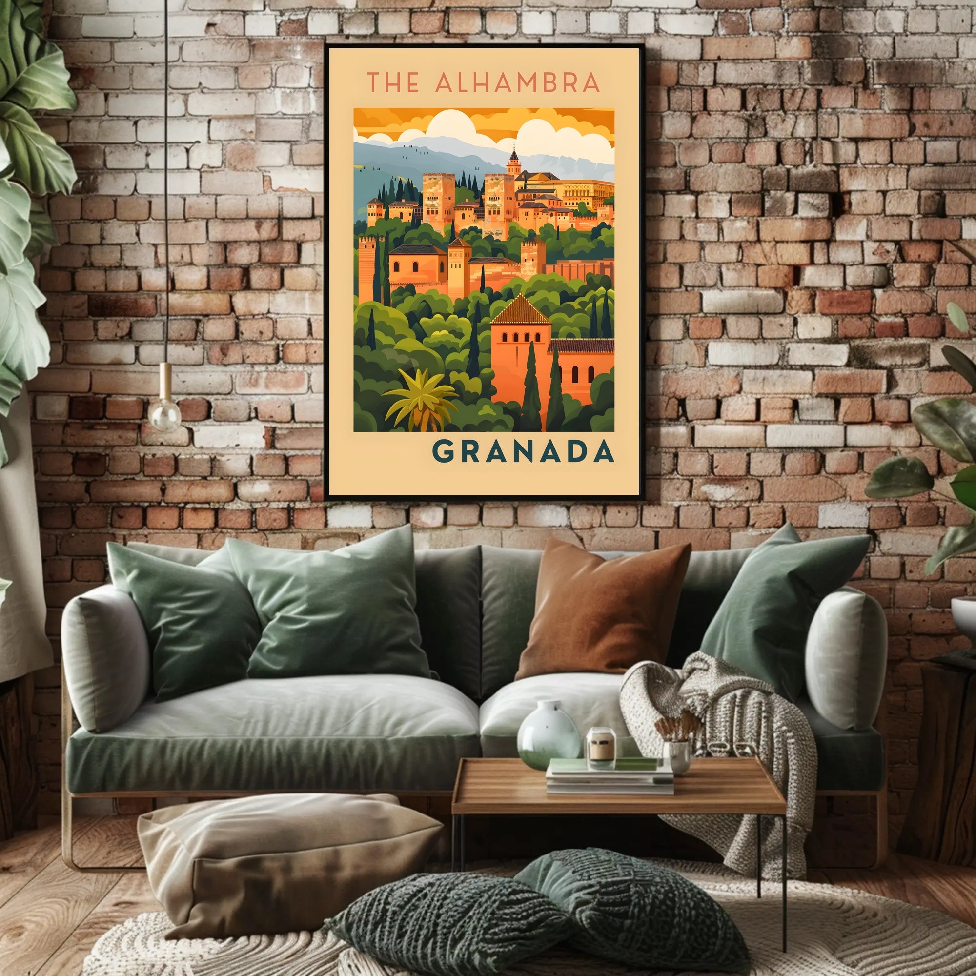 The Alhambra in Granada Poster
