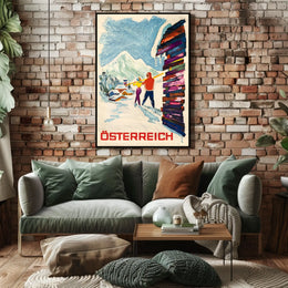 Österreich Winter Wonderland Poster