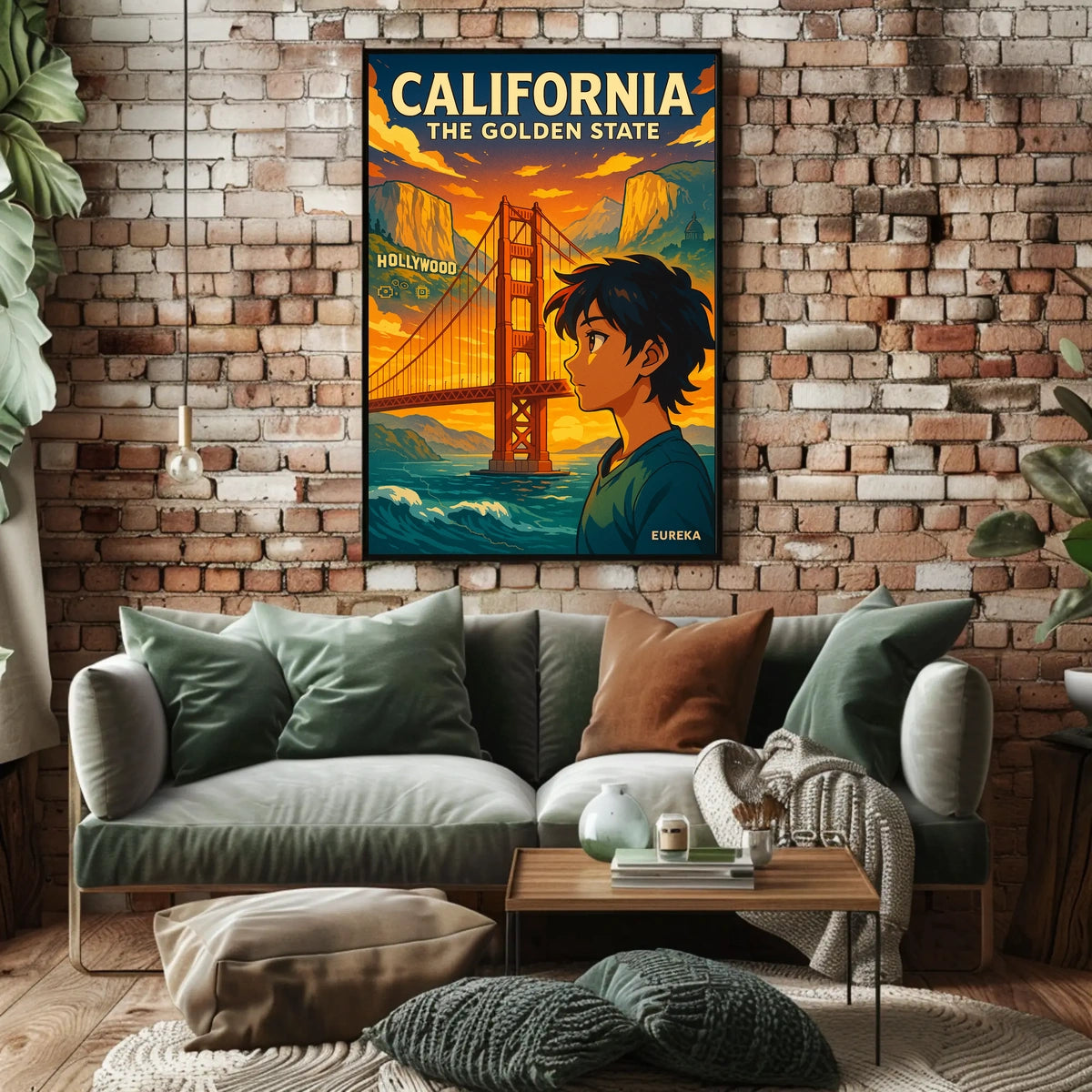 California The Golden State Poster