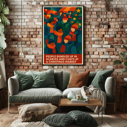 Christmas Market Warmth Poster