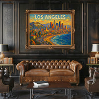 Los Angeles Skyline Poster