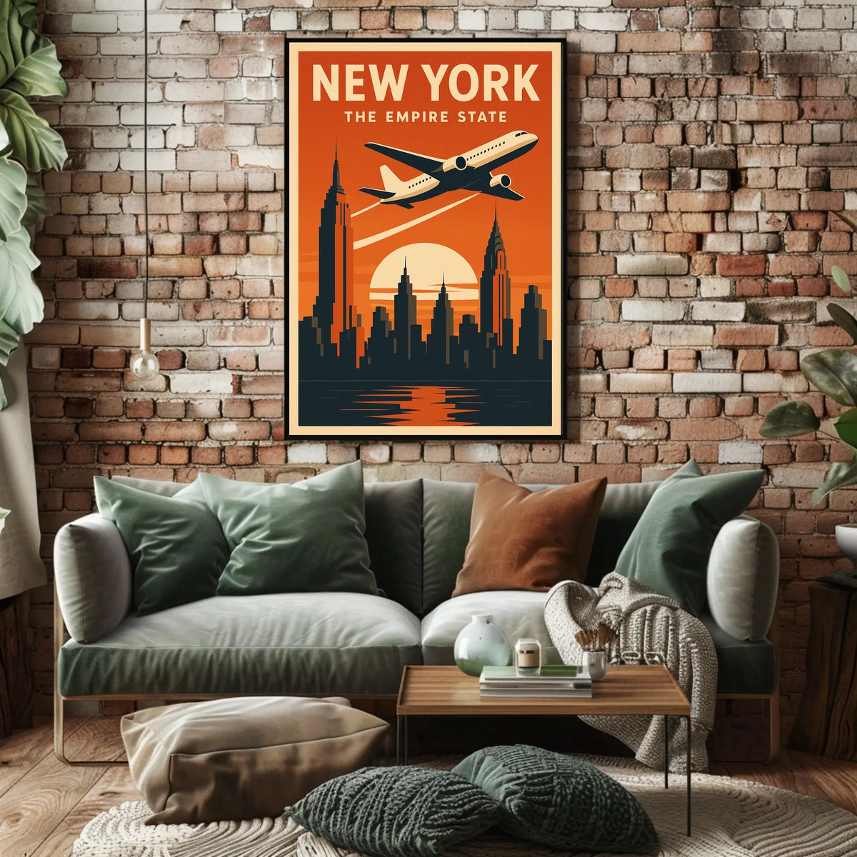 New York Skyline Travel Masterpiece Travel Poster