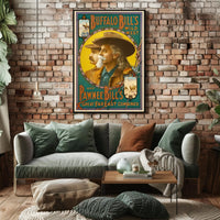 Buffalo Bill's Wild West Show Vintage Poster Print