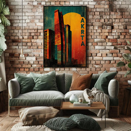 Jakarta Skyline Poster