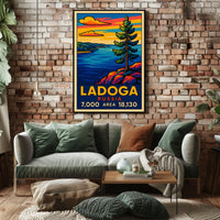 Lake Ladoga Russia Poster