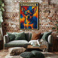 Colorful Chihuahua Art Poster