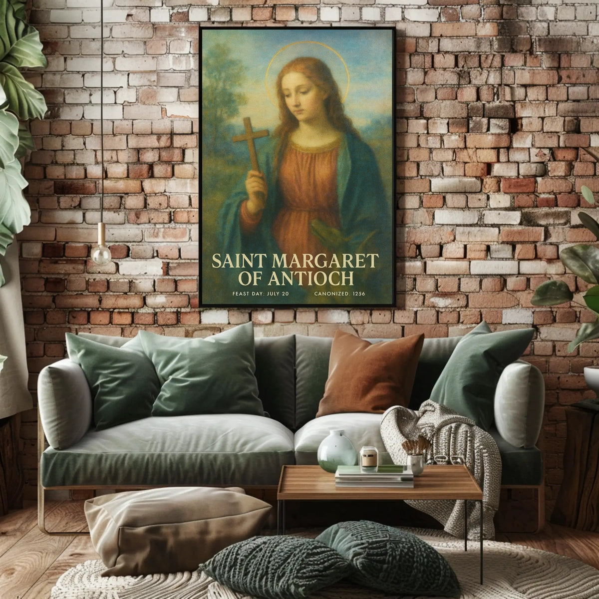 Saint Margaret Of Antioch Poster