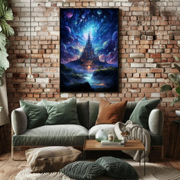 Enchanted Castle In The Cosmos Poster