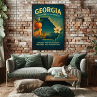 Georgia The Heart Of The South Poster