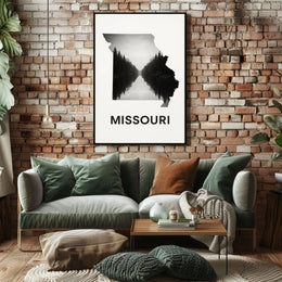 Missouri Landscape Art Poster