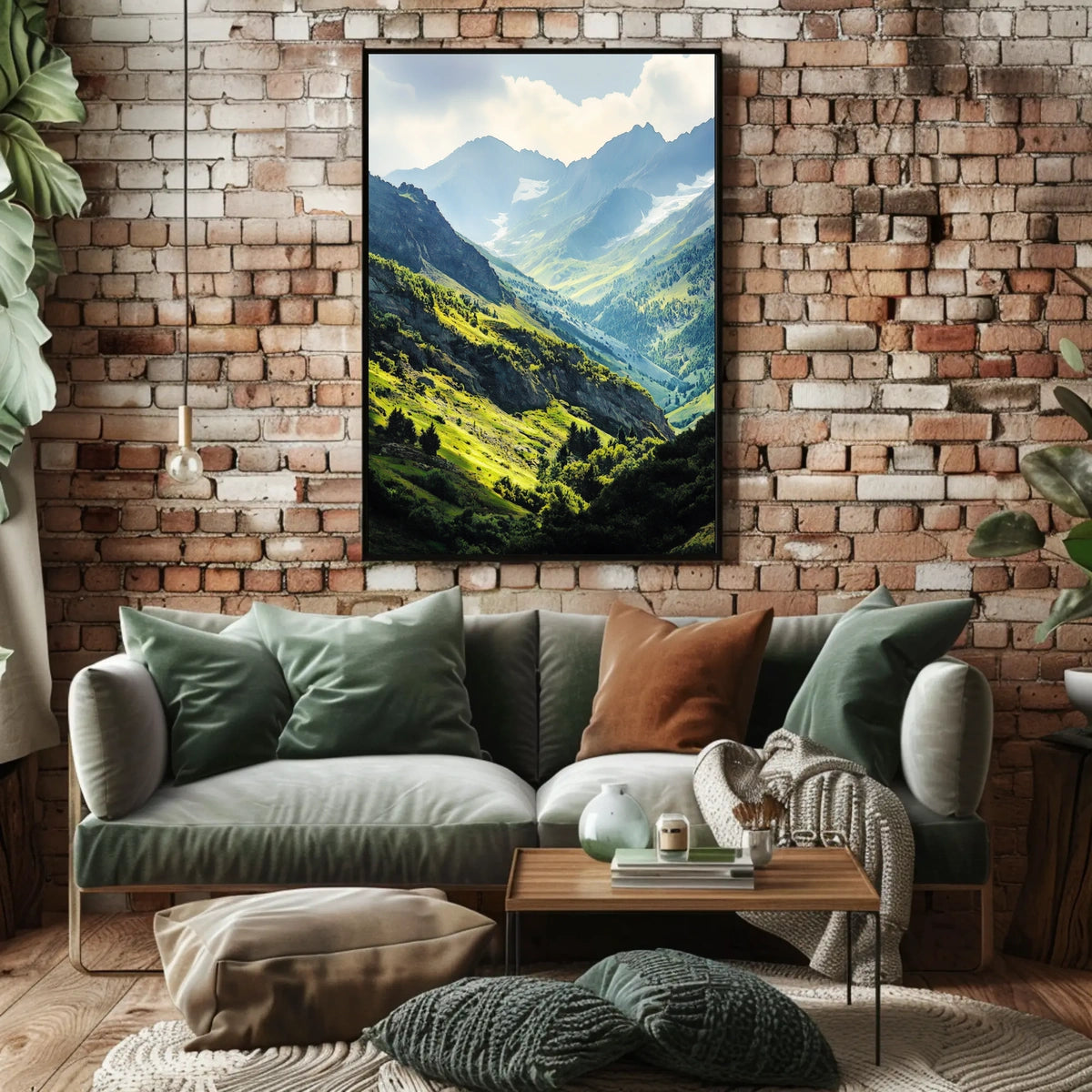 Andorra Pyrenees Mountain Landscape View Poster