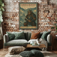 Samurai Bigfoot Legends of the Forest Poster