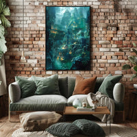 Enchanting Atlantis Fantasy World Poster PosterGoat