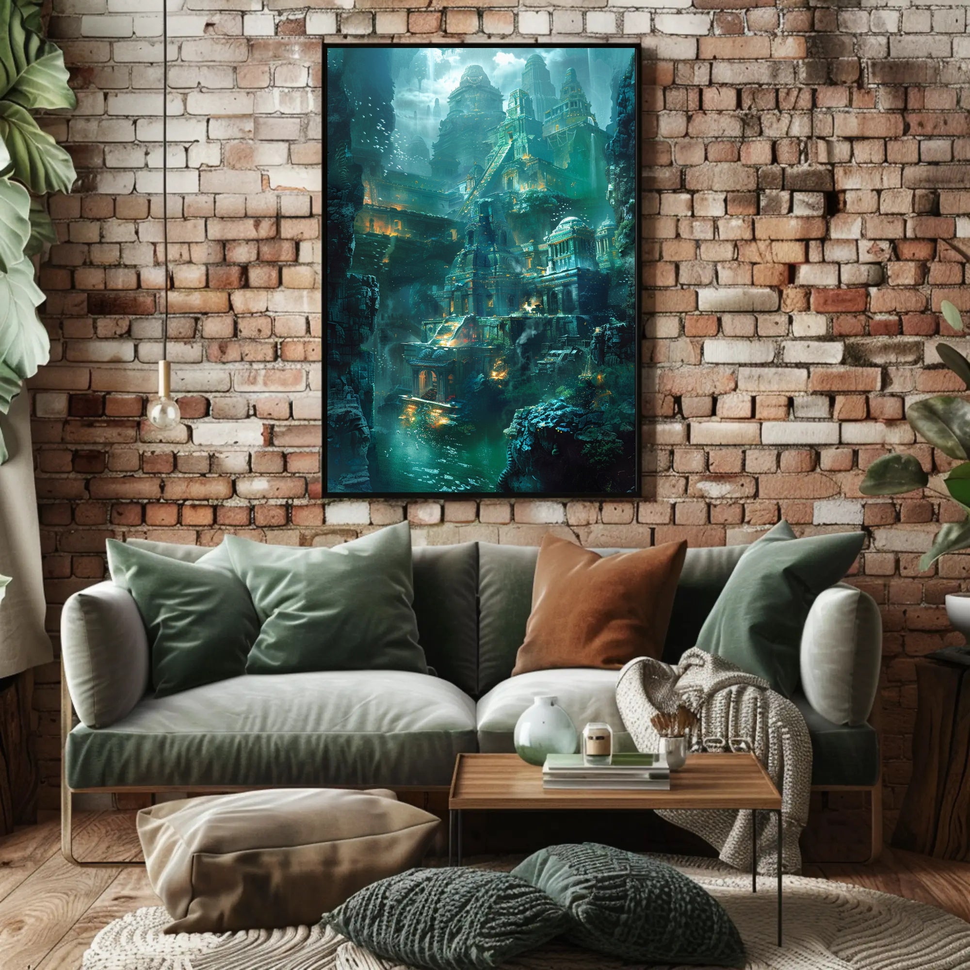Enchanting Atlantis Fantasy World Poster PosterGoat