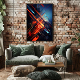 Dynamic Abstract Composition Abstract Poster PosterGoat