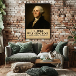 George Washington 1St President Poster