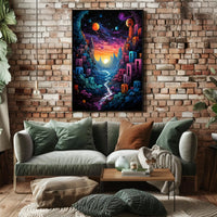 Cosmic Dreamscape Poster PosterGoat