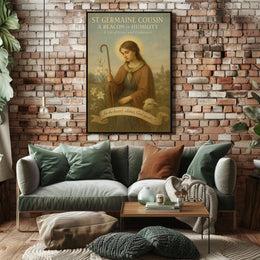 St. Germaine Cousin A Beacon of Humility Poster
