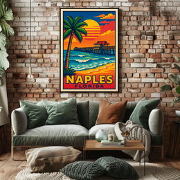 Naples, Florida Tropical Paradise Poster