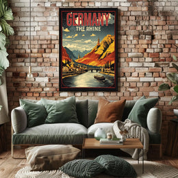 Germany The Rhine Poster