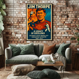 Jim Thorpe A Legacy of Excellence Poster