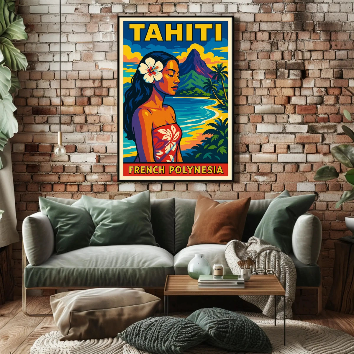 Tahiti French Polynesia Poster