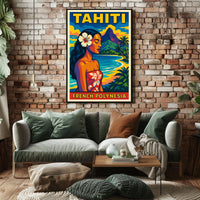 Tahiti French Polynesia Poster