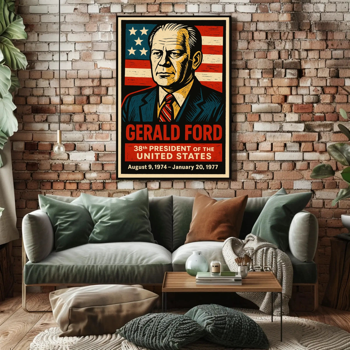 Gerald Ford 38th President Poster
