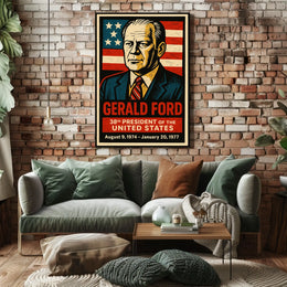 Gerald Ford 38th President Poster