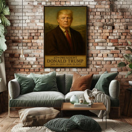 Donald Trump Visionary Republic Cinematic Poster