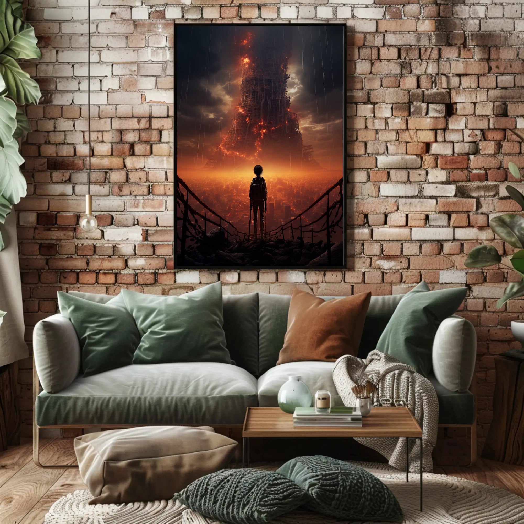 The Burning Tower Poster