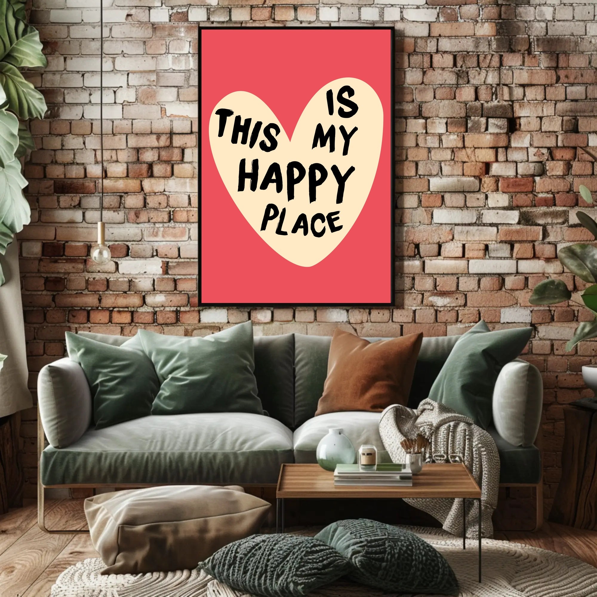 THIS IS MY HAPPY PLACE Motivational or Quote Poster PosterGoat